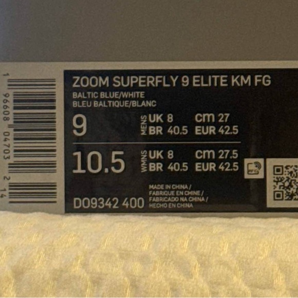 Nike Mercurial Superfly 9 Elite KM FG Size 9 US Mbappe Soccer Cleats - Picture 7 of 7